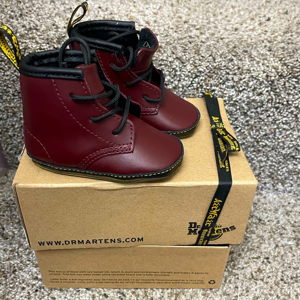 Dr. Marten’s “Airwair” Boot In “Cherry Red/Auburn”